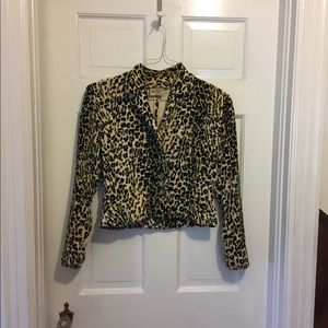 Vintage Leopard Jacket. Absolutely Adorable!